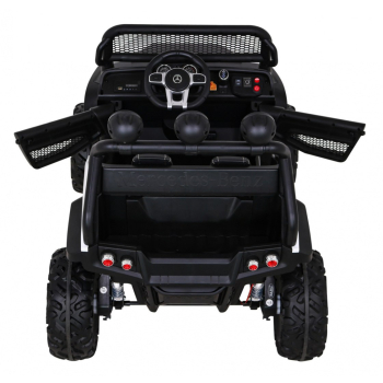 Mercedes Benz Unimog dla dzieci Biały + Napęd 4x4 + Pilot + Bagażnik + Wolny Start + MP3 LED